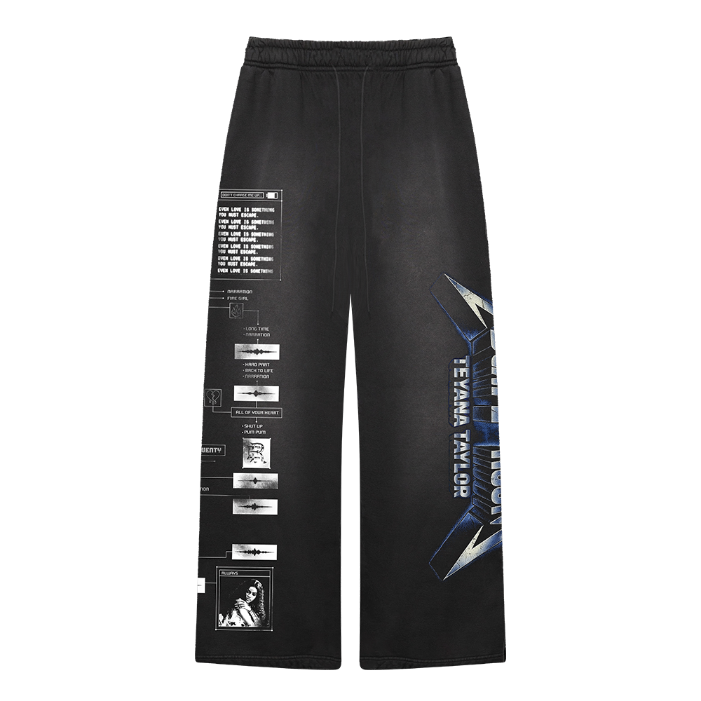Blue Metal Sweatpants In Potassium - Def Jam | Official Store
