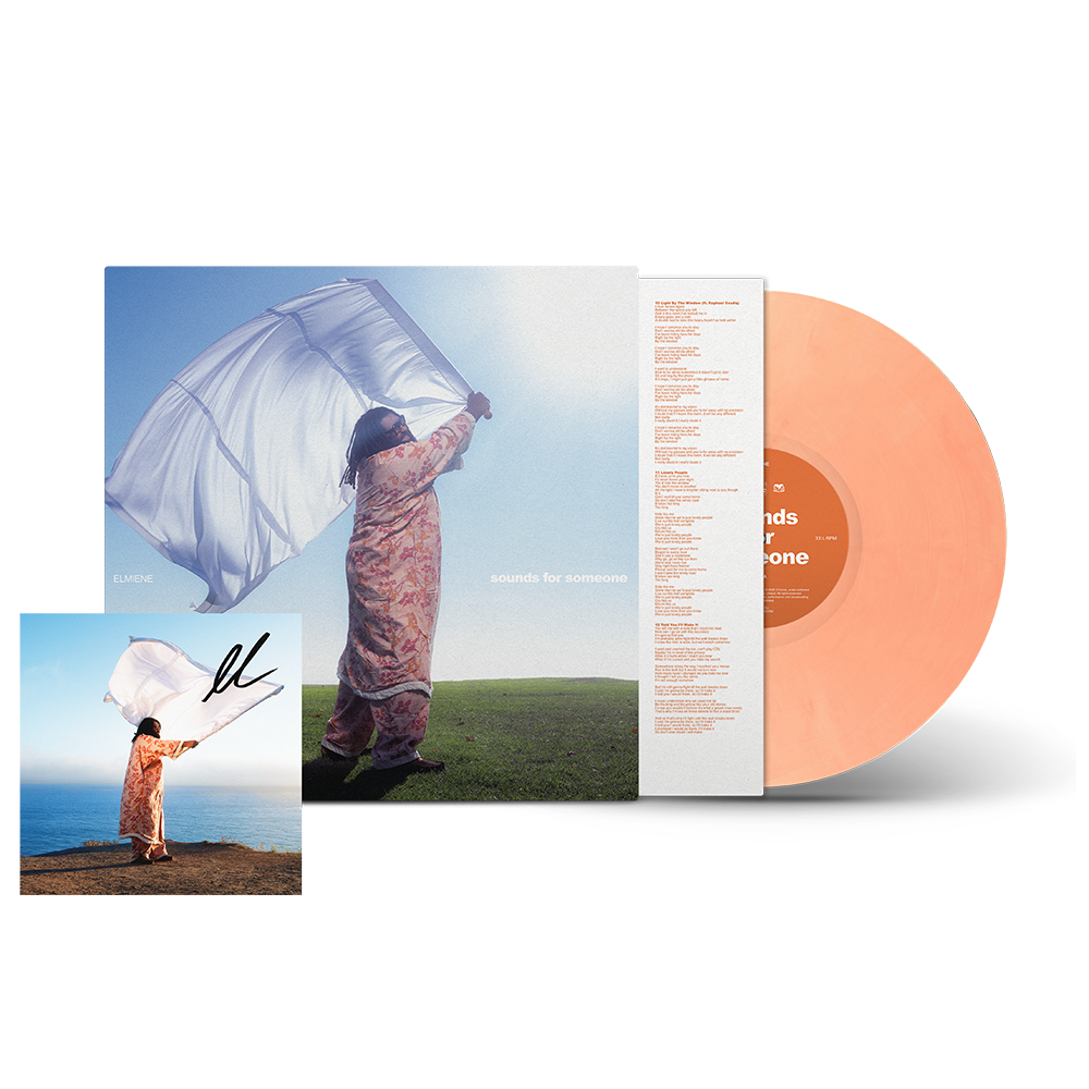 Elmiene - sounds for someone (1LP Orange Vinyl + Signed Insert