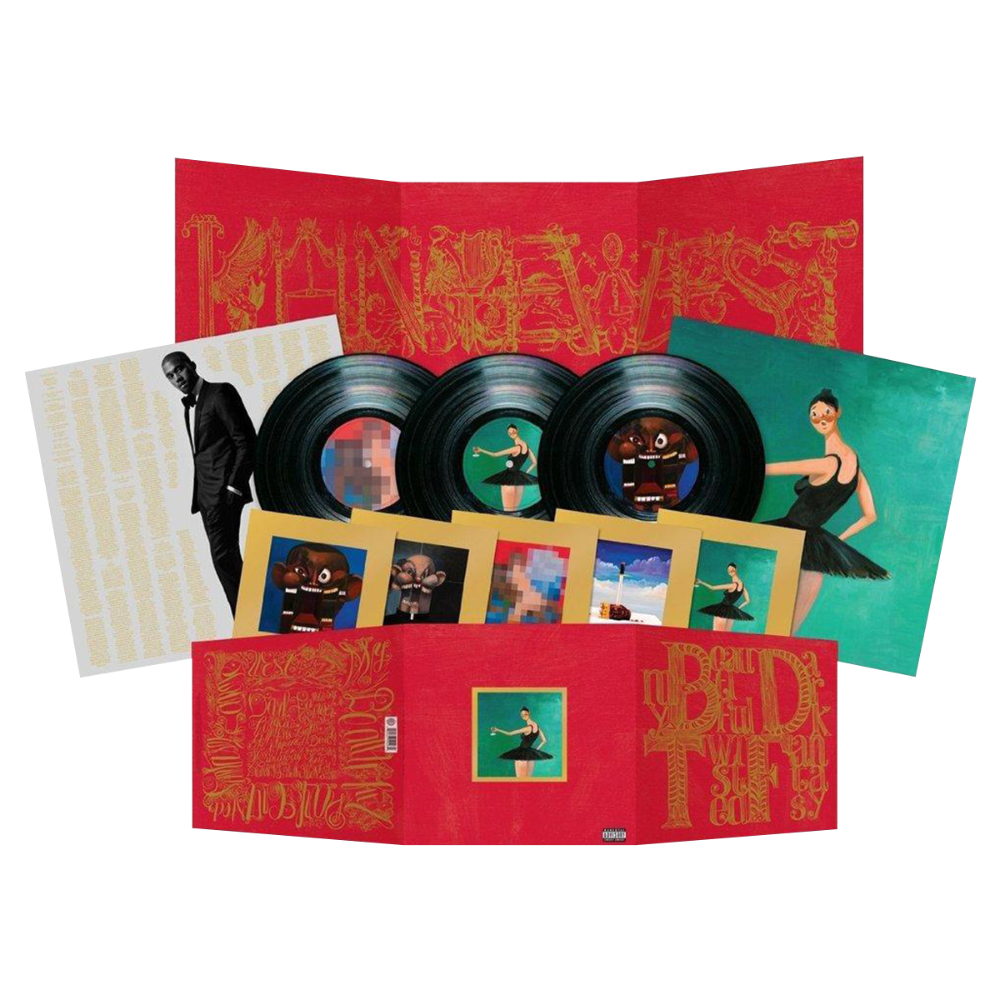 k*k様 未開封 Kanye West My Beautiful Dark 3L Kanye West: My Beautiful Dark Twisted Fantasy 3LP - Def Jam