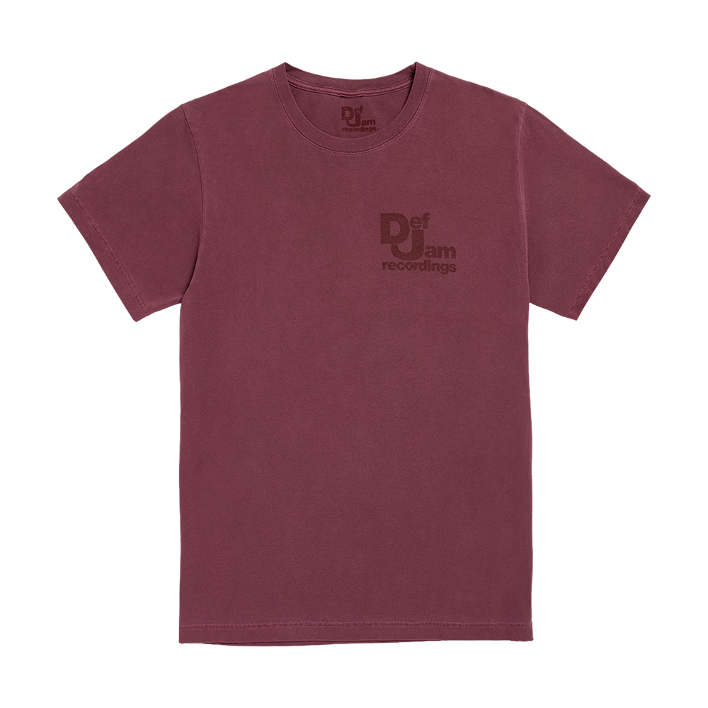 Def Jam Tee - Maroon - Def Jam | Official Store