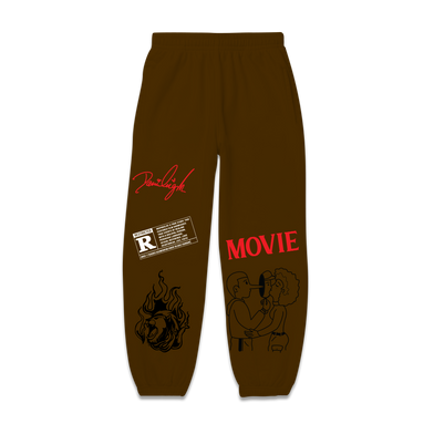 DaniLeigh: Movie Brown Sweatpants Front