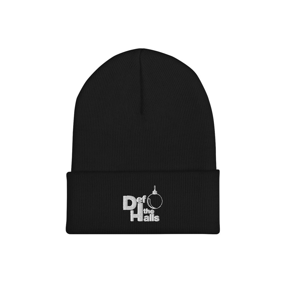 Def The Halls Beanie Black