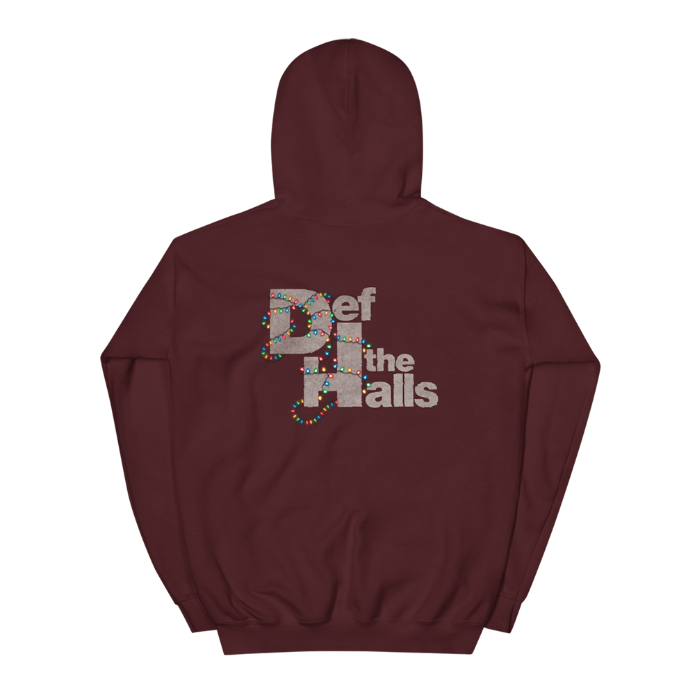DTH Hoodie Maroon Back
