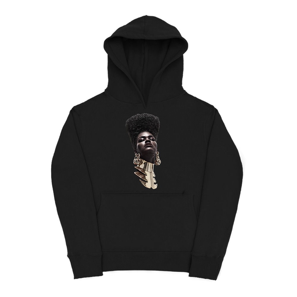 Teyana Taylor: Teyana Head Black Hoodie Front