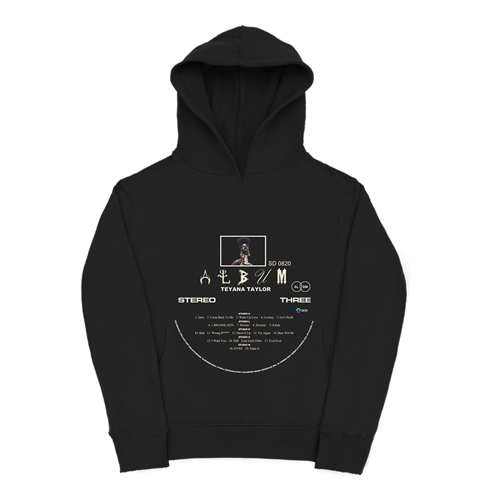 Teyana Taylor: Vinyl Record Black Hoodie - Def Jam