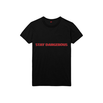 YG: Stay Dangerous Black T-Shirt I Front
