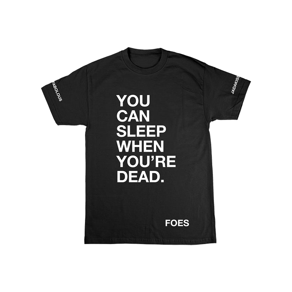 Fabolous & Jadakiss: Sleep When Ur Dead T-Shirt Black - Def Jam