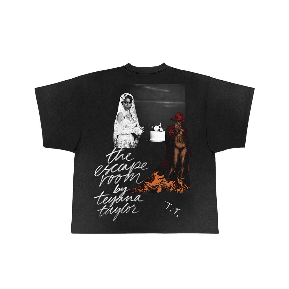 A Beautiful Mess Tee In Black Back