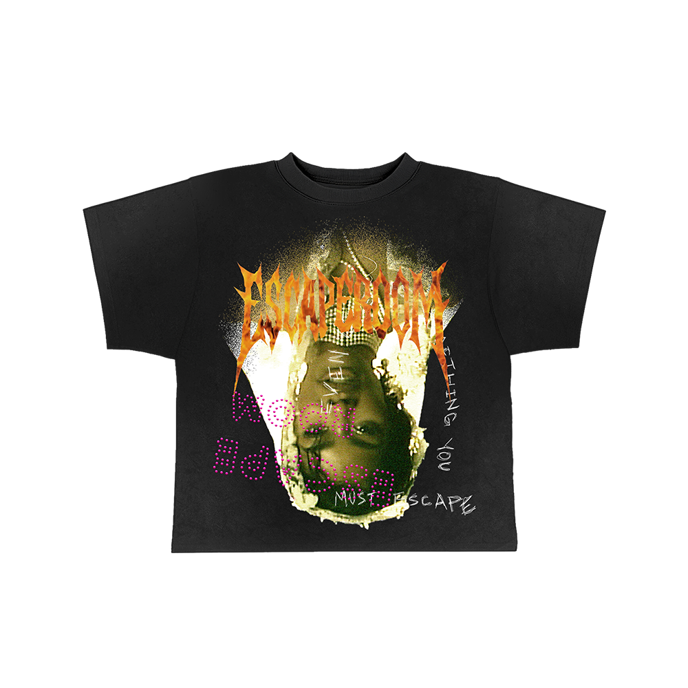 A Beautiful Mess Tee In Black Front