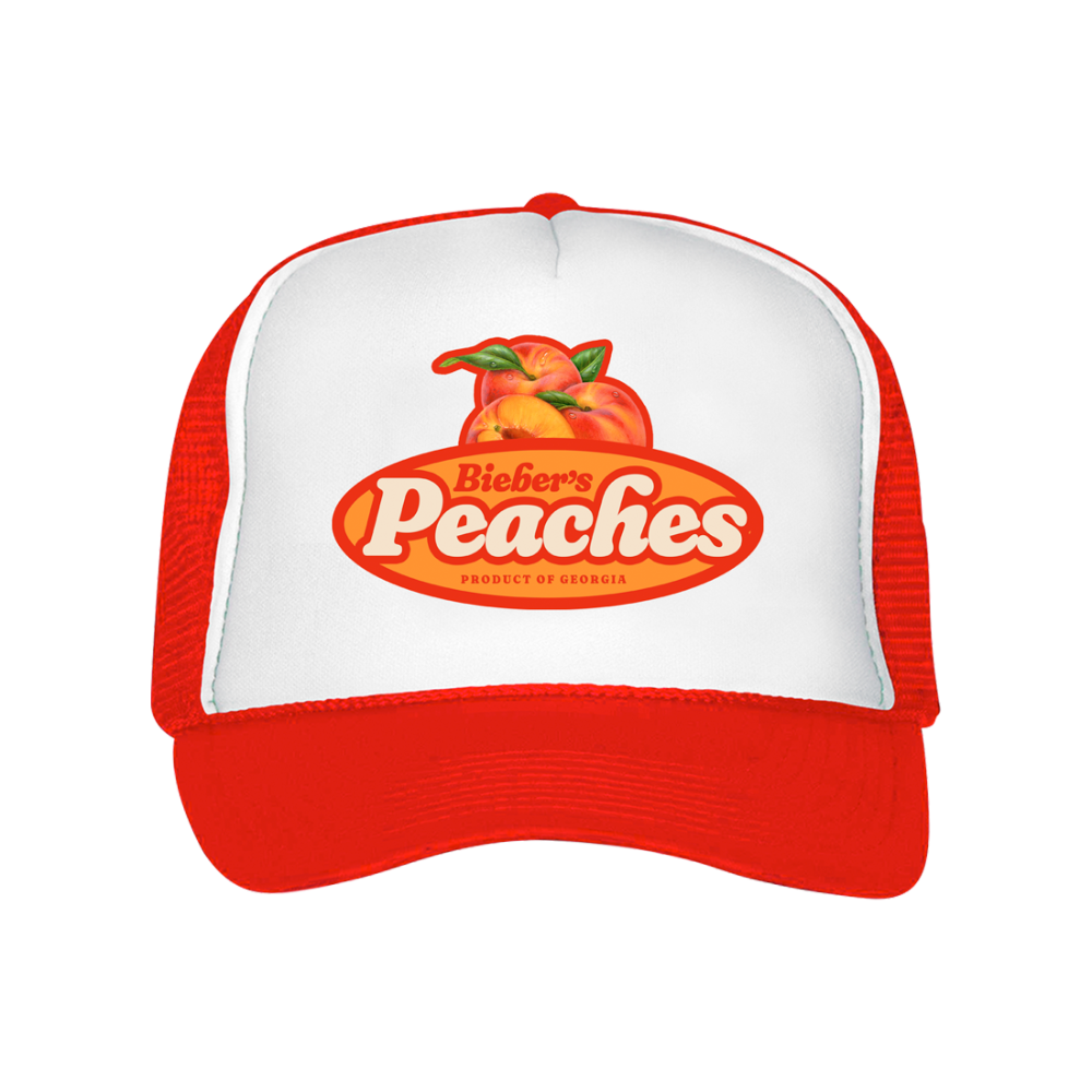 Justin Bieber: BIEBER'S PEACHES TRUCKER HAT
