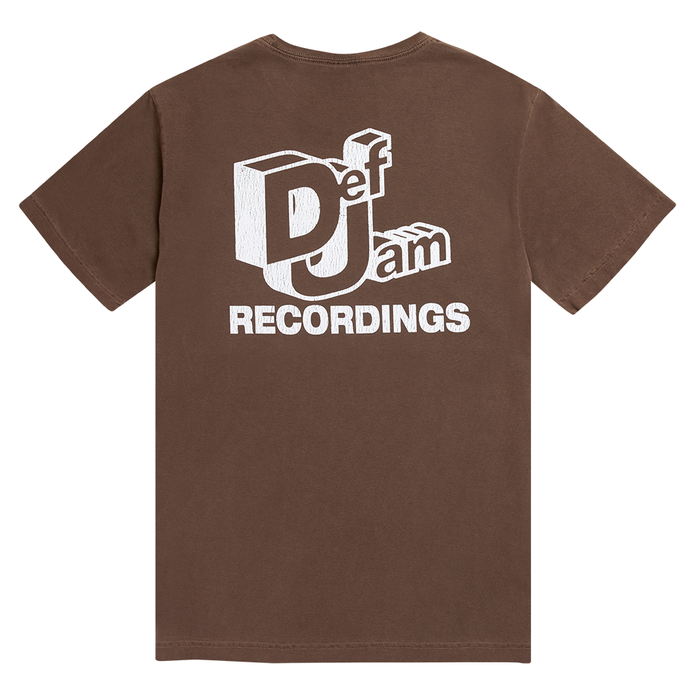 Def Jam 3D T-Shirt on Brown Back