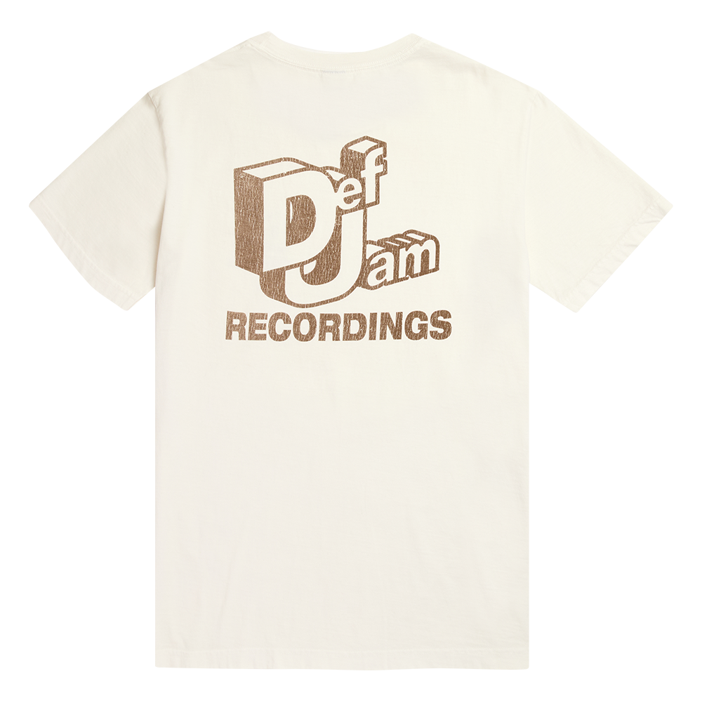 Def Jam 3D T-Shirt on White Back