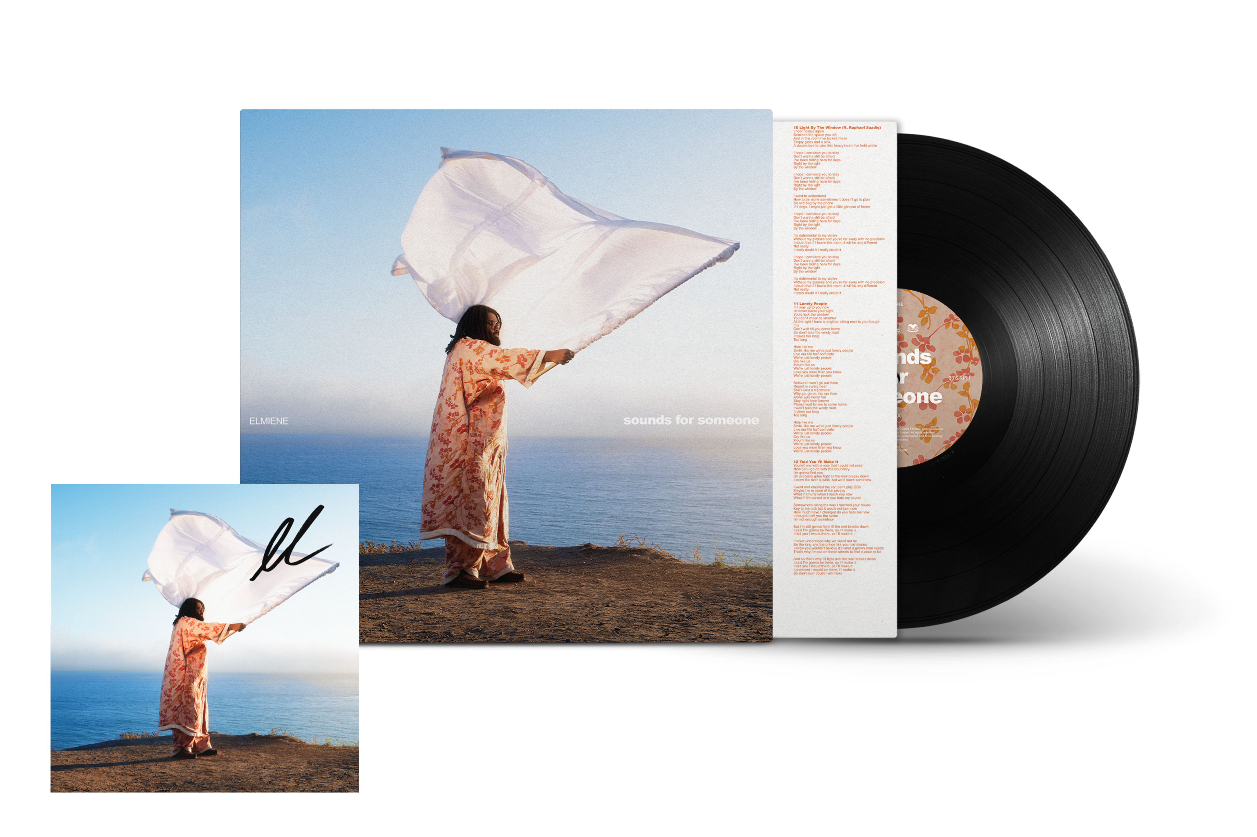 Elmiene - sounds for someone Vinyl Signed 