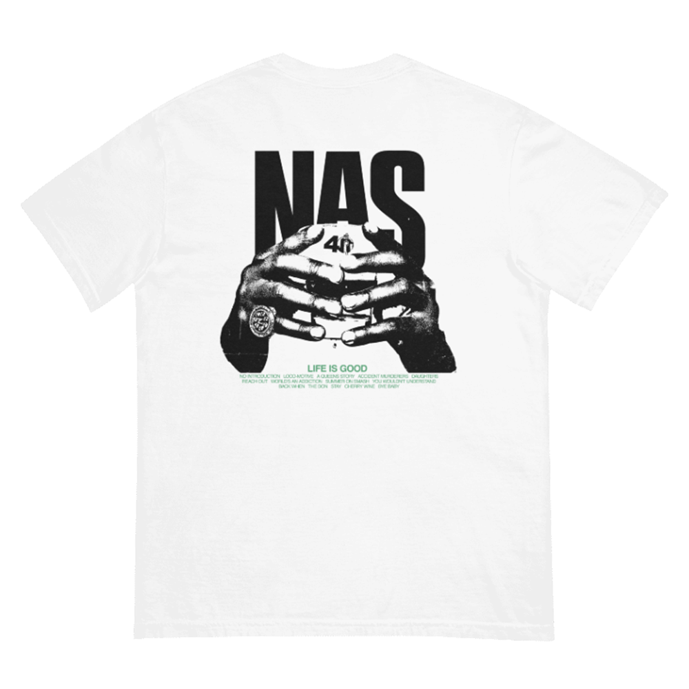 Nas - Life Is Good (T-Shirt) Back
