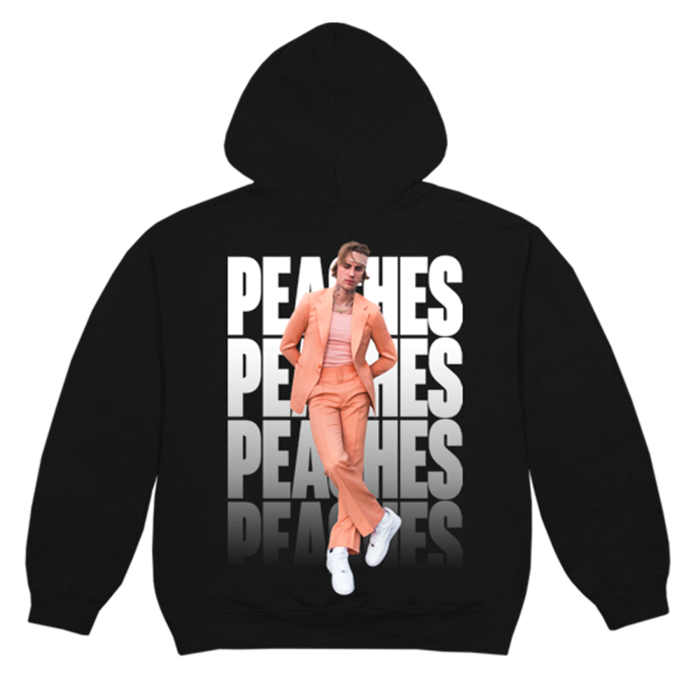 Justin Bieber: Peaches Hoodie Back