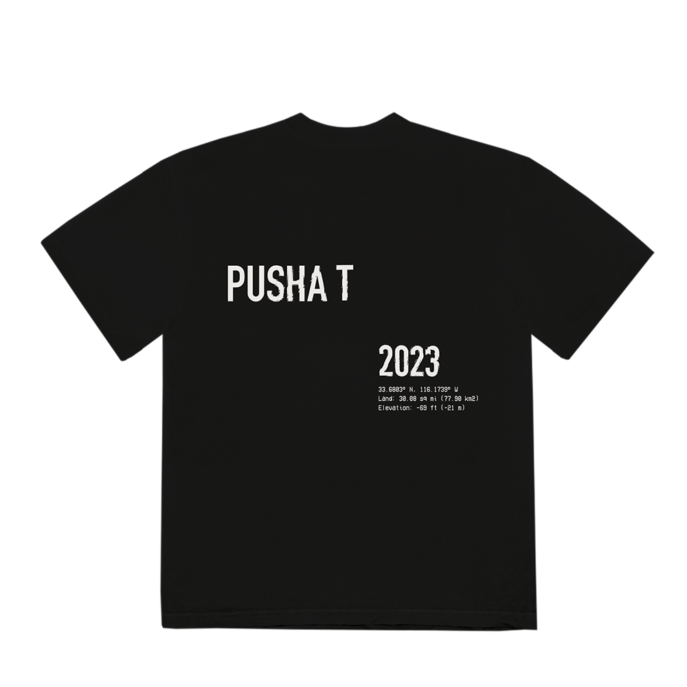 Pusha T: Cokechella T-Shirt Back