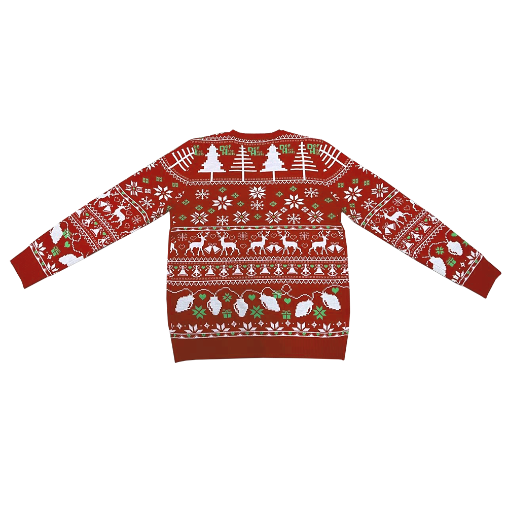Def The Halls Ugly Sweater Back