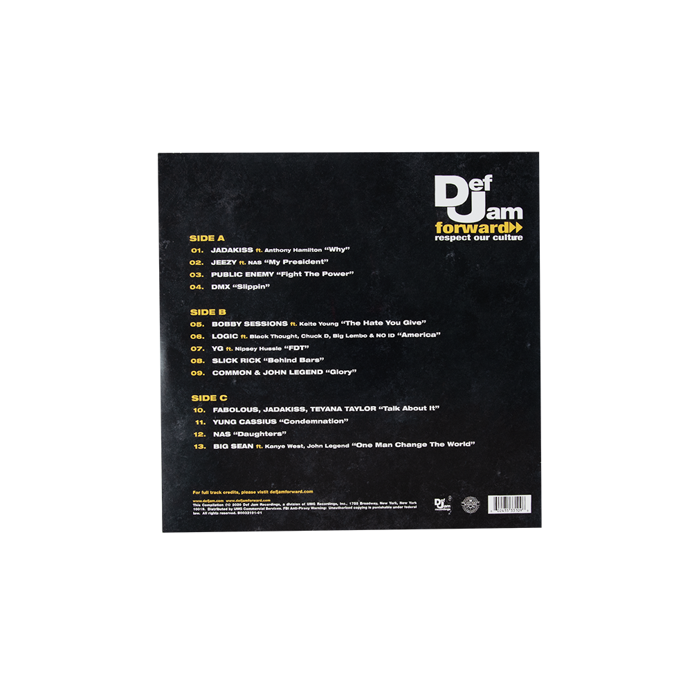 DJF: Def Jam Forward 2LP - Back