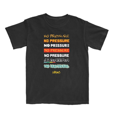Logic: NO PRESSURE LOGO LIMITED EDITION TEE FRONT