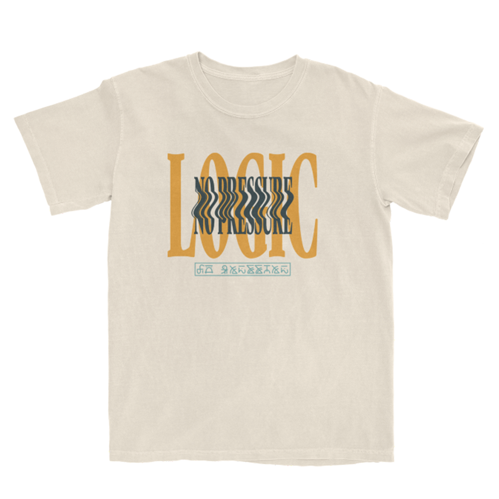 Logic: NO PRESSURE WAVY LIMITED EDITION TEE FRONT