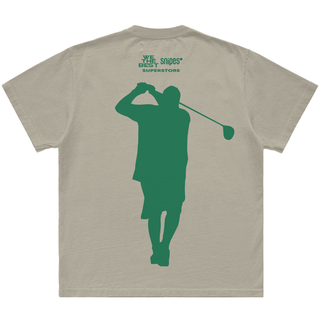 Let's Go Golfing T-Shirt - Tan Back