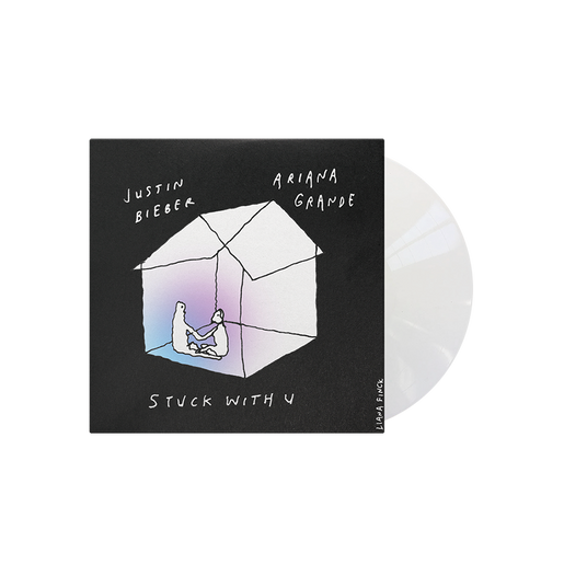 Justin Bieber: Stuck with U Glow 7" Vinyl Front