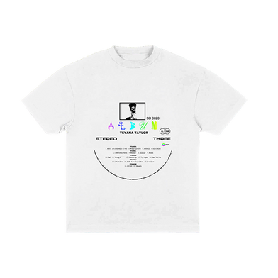 Teyana Taylor: Vinyl Record White T-Shirt front