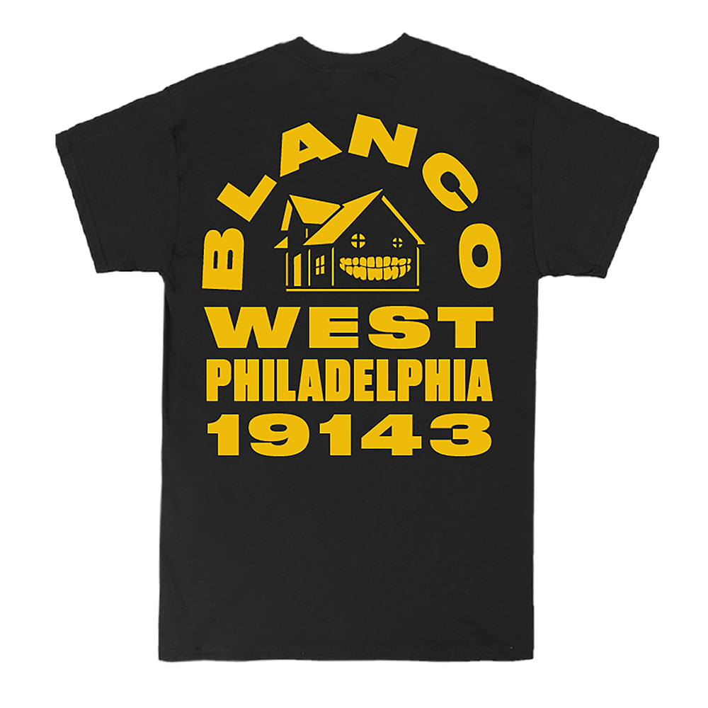 Armani White: BLANCO Black T-Shirt Back