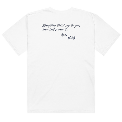 Zae France: Greetings From Zae Shirt Back