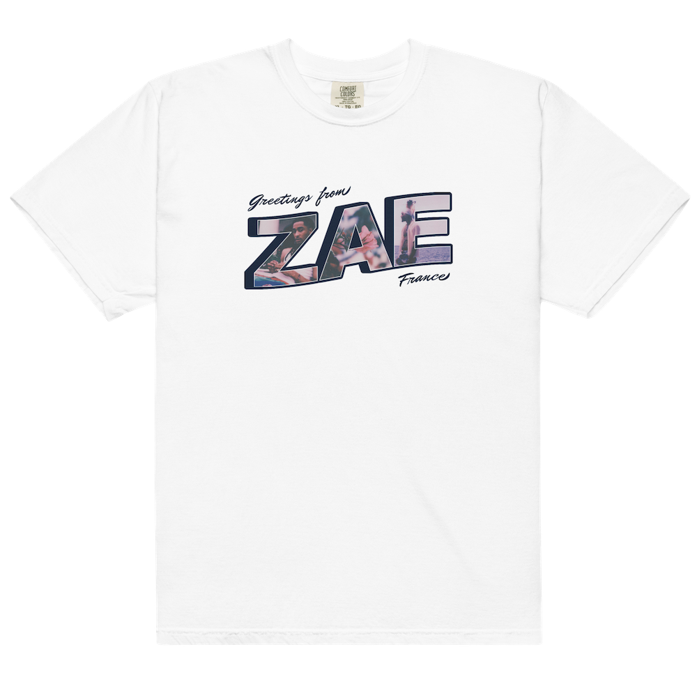 Zae France: Greetings From Zae Shirt Front
