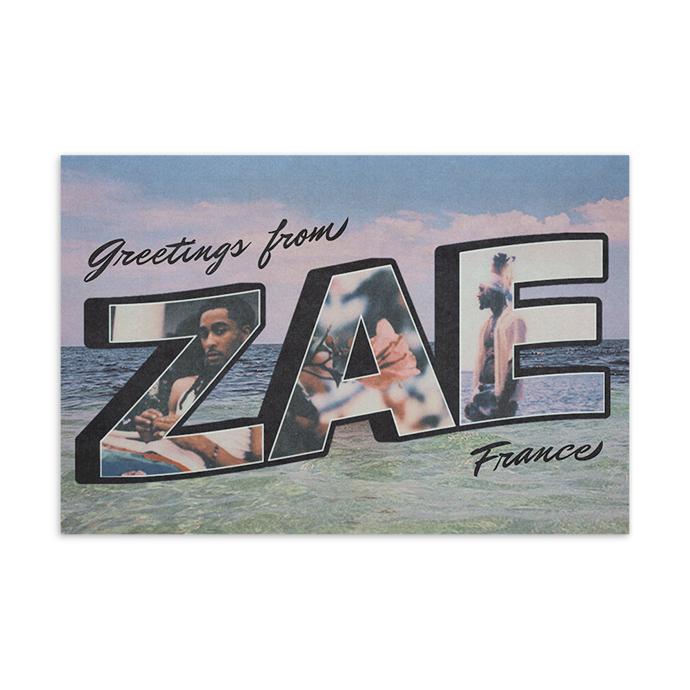 Zae France: Greetings From Zae Post Card