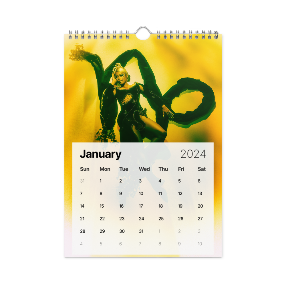 Lady London: Lady London 2024 Calendar January