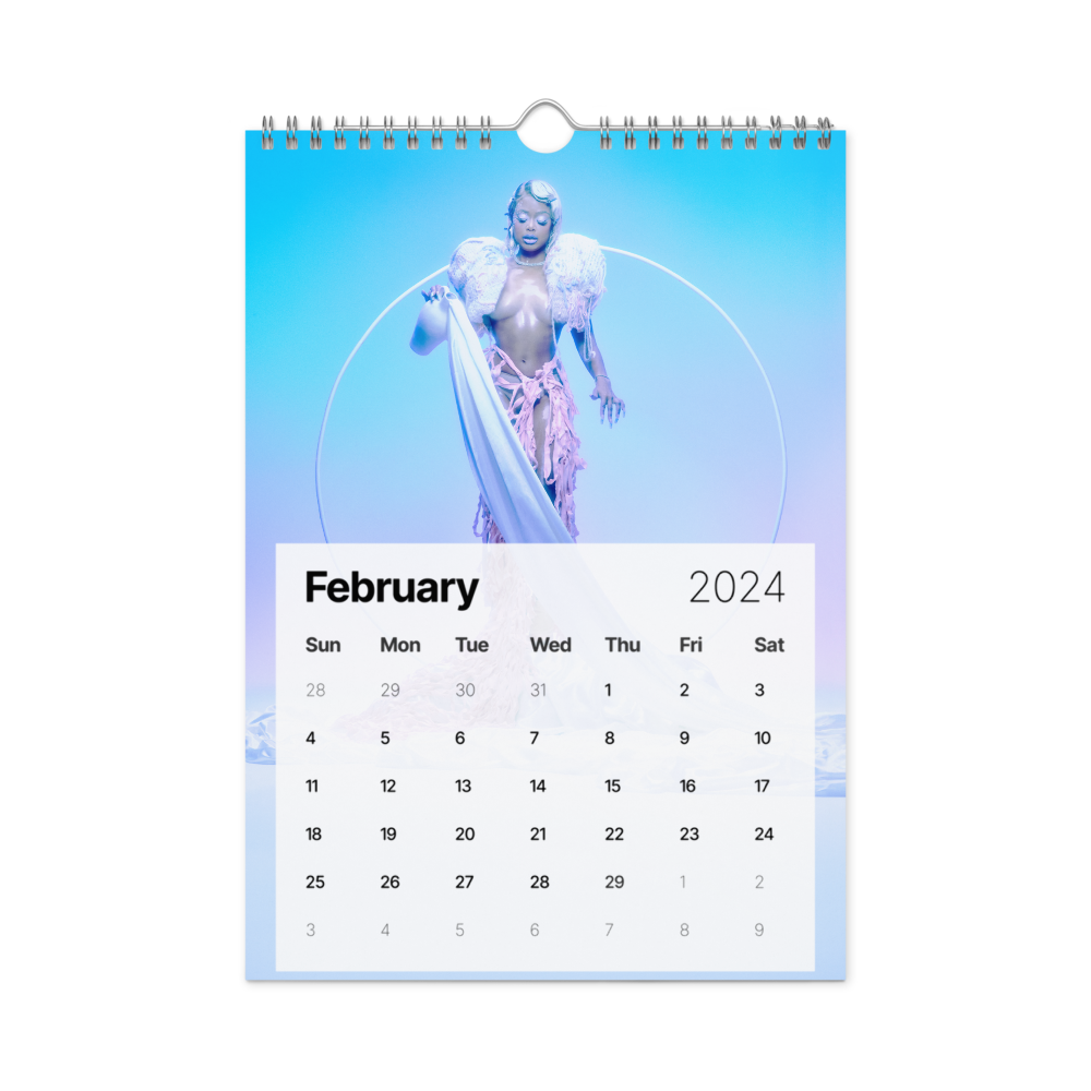 Lady London: Lady London 2024 Calendar February