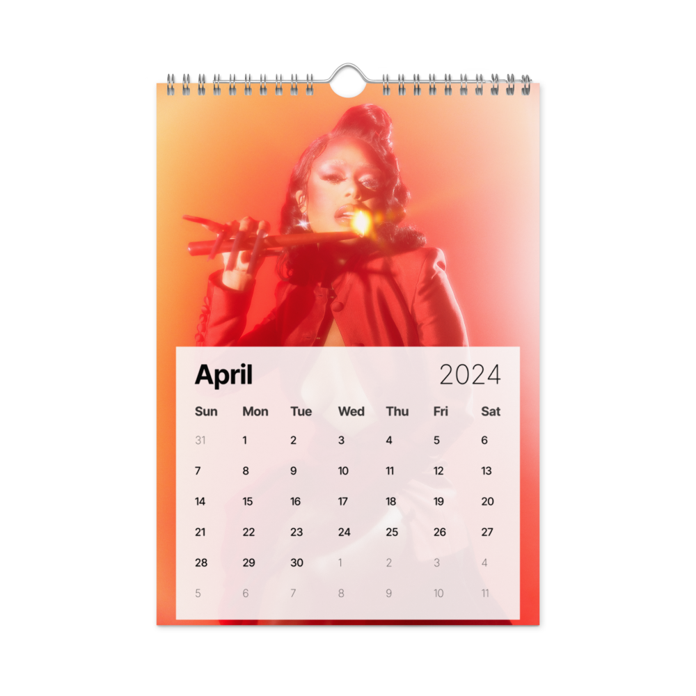 Lady London: Lady London 2024 Calendar April